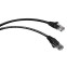 Патч-корд Cabeus PC-UTP-RJ45-Cat.6-0.5m-BK-LSZH, 0.5м