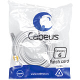 Патч-корд Cabeus PC-FTP-RJ45-Cat.6-20m-LSZH, 20м