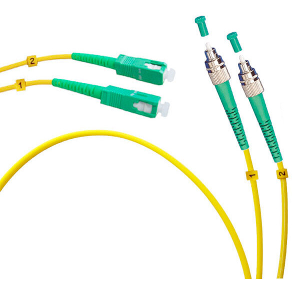 Патч-корд Cabeus FOP(d)-9-FC/APC-SC/APC-1m, 1м