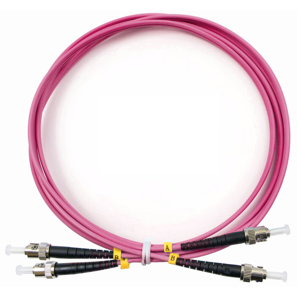 Патч-корд Cabeus FOP-50-OM4-ST-ST-1m, 1м