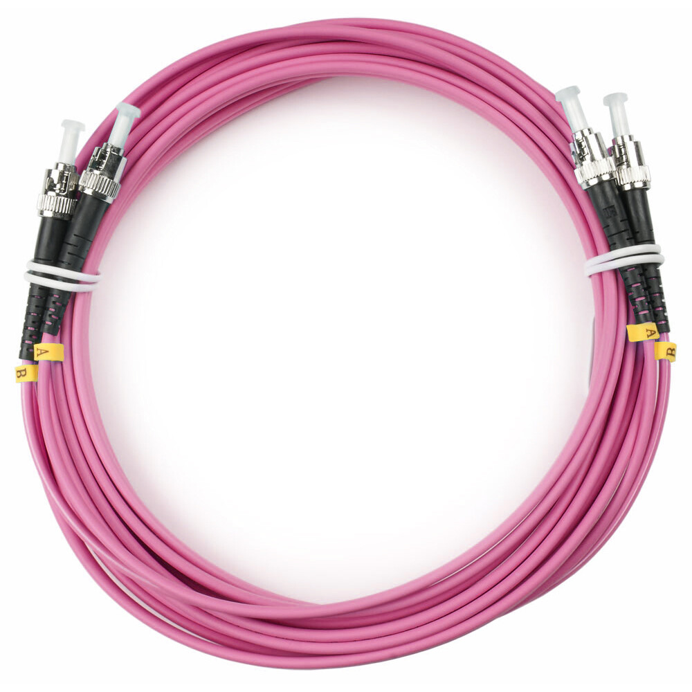 Патч-корд Cabeus FOP-50-OM4-ST-ST-7m, 7м