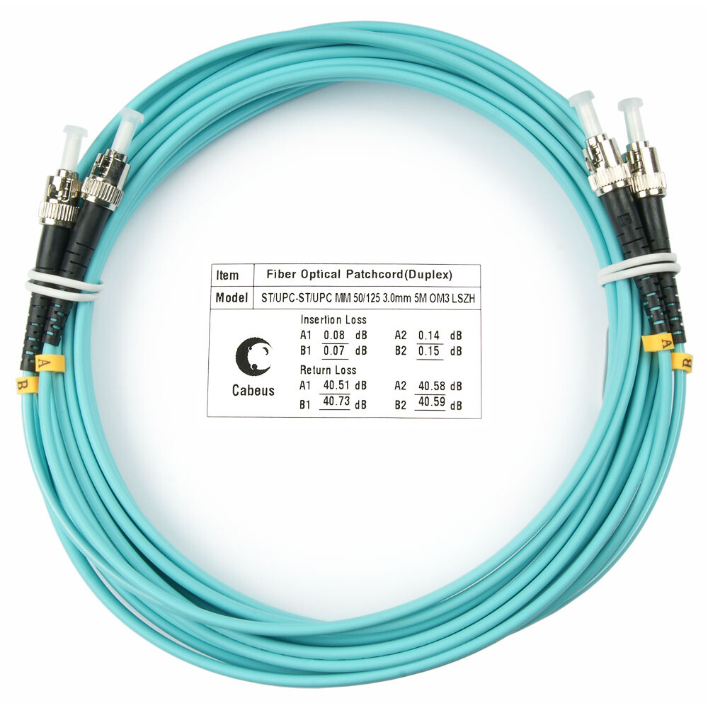 Патч-корд Cabeus FOP-50-ST-ST-5m, 5м