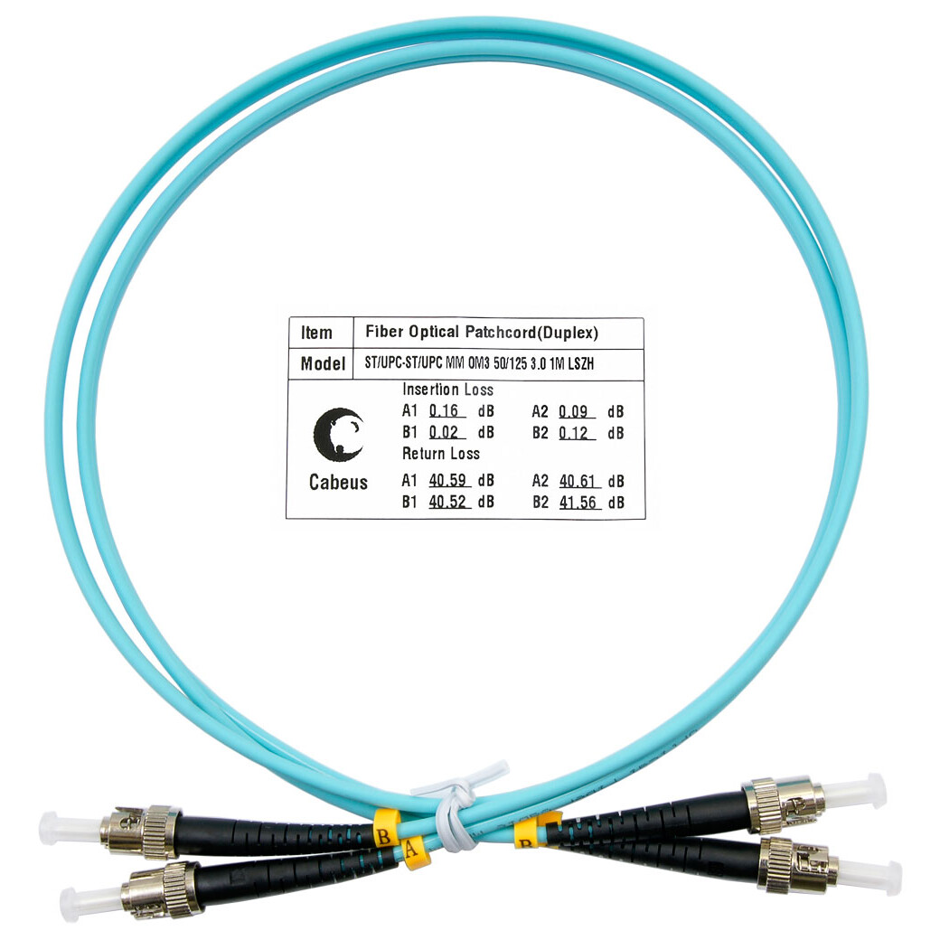 Патч-корд Cabeus FOP-50-ST-ST-1m, 1м