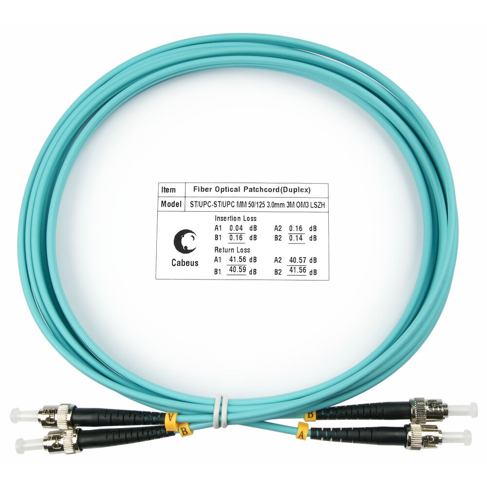 Патч-корд Cabeus FOP-50-ST-ST-3m, 3м