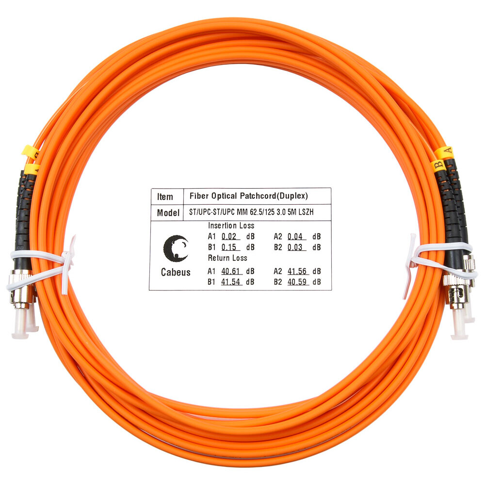 Патч-корд Cabeus FOP-62-ST-ST-5m, 5м