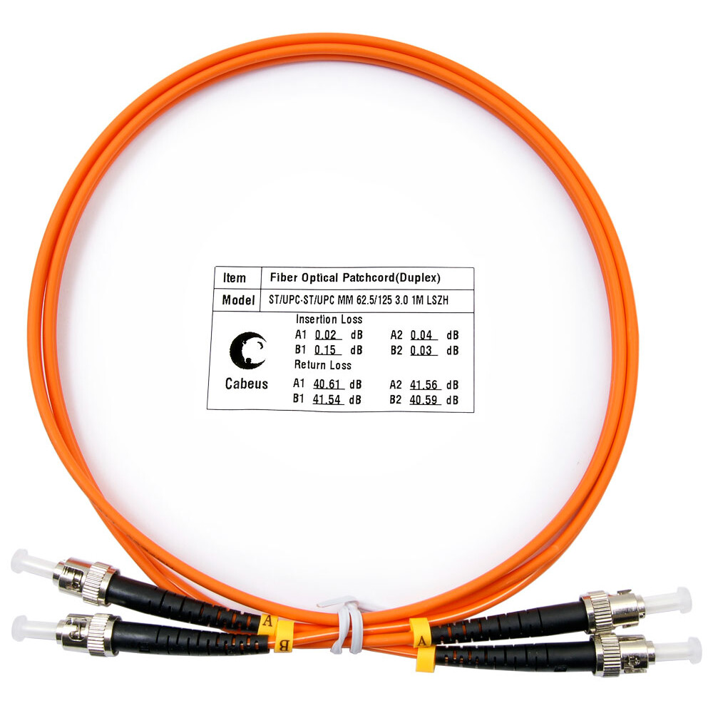 Патч-корд Cabeus FOP-62-ST-ST-1m, 1м