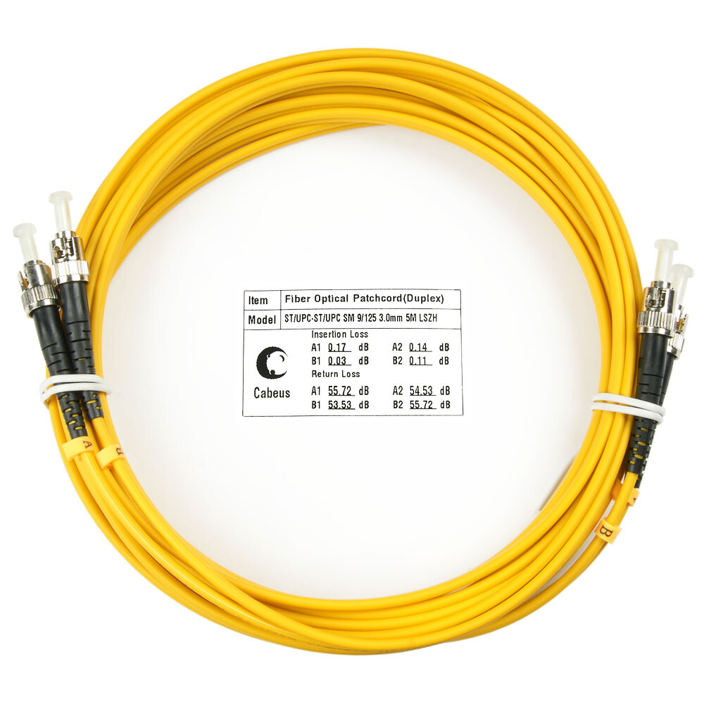 Патч-корд Cabeus FOP(d)-9-ST-ST-15m, 15м