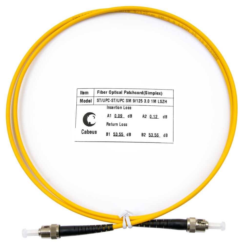 Патч-корд Cabeus FOP(s)-9-ST-ST-1m, 1м