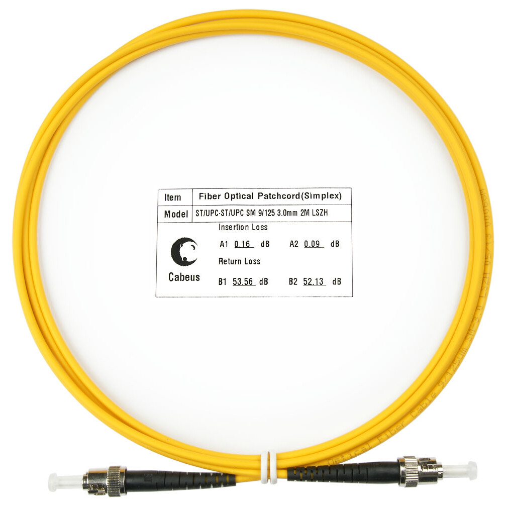 Патч-корд Cabeus FOP(s)-9-ST-ST-2m, 2м