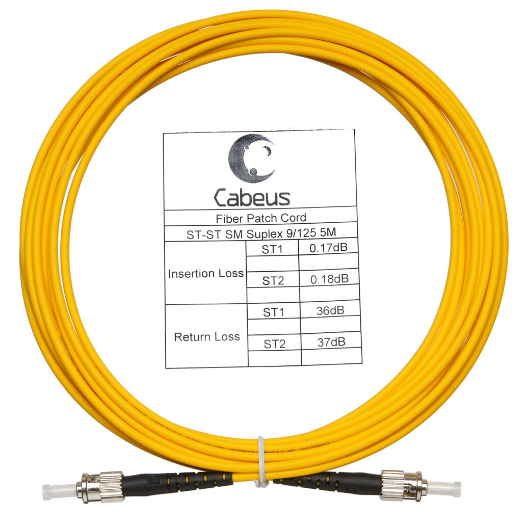 Патч-корд Cabeus FOP(s)-9-ST-ST-20m, 20м