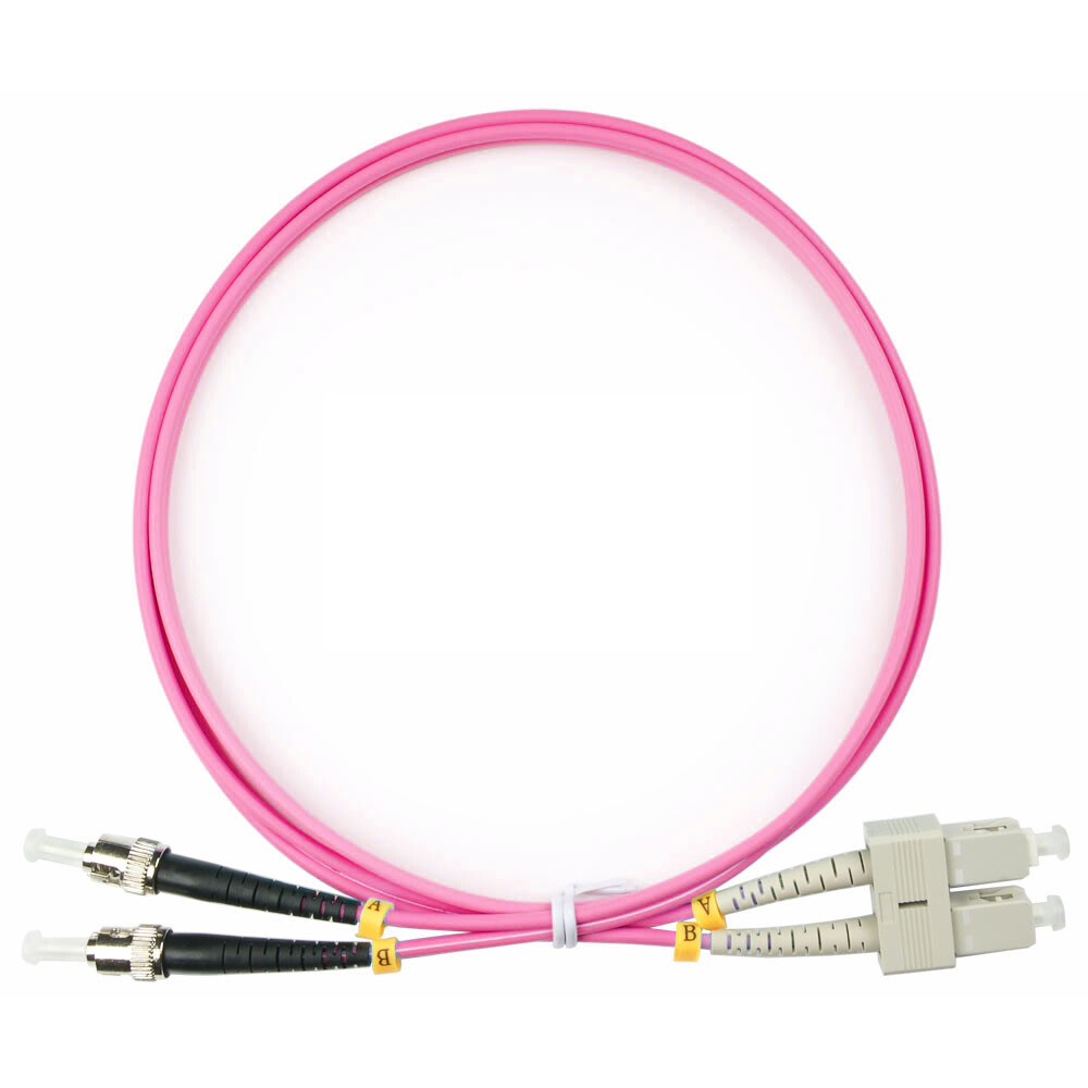 Патч-корд Cabeus FOP-50-OM4-SC-ST-1m, 1м