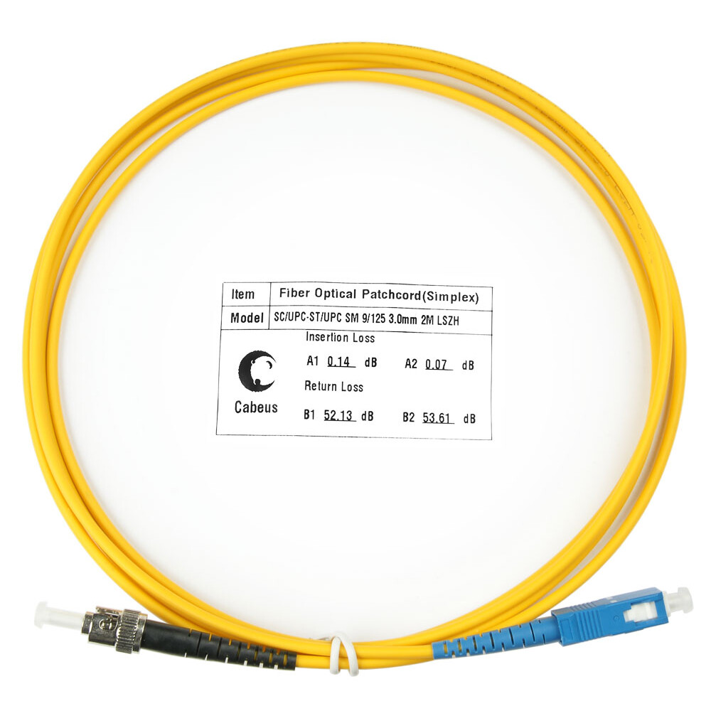 Патч-корд Cabeus FOP(s)-9-SC-ST-2m, 2м