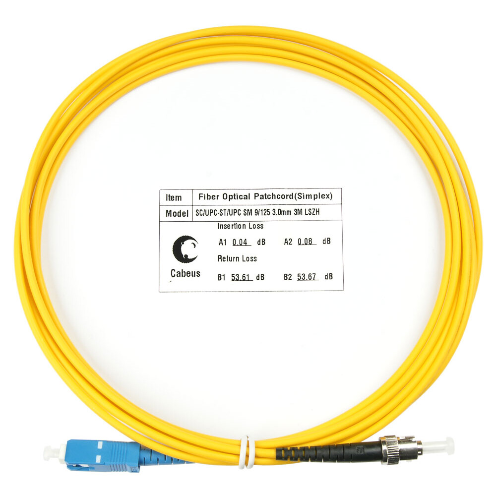 Патч-корд Cabeus FOP(s)-9-SC-ST-3m, 3м