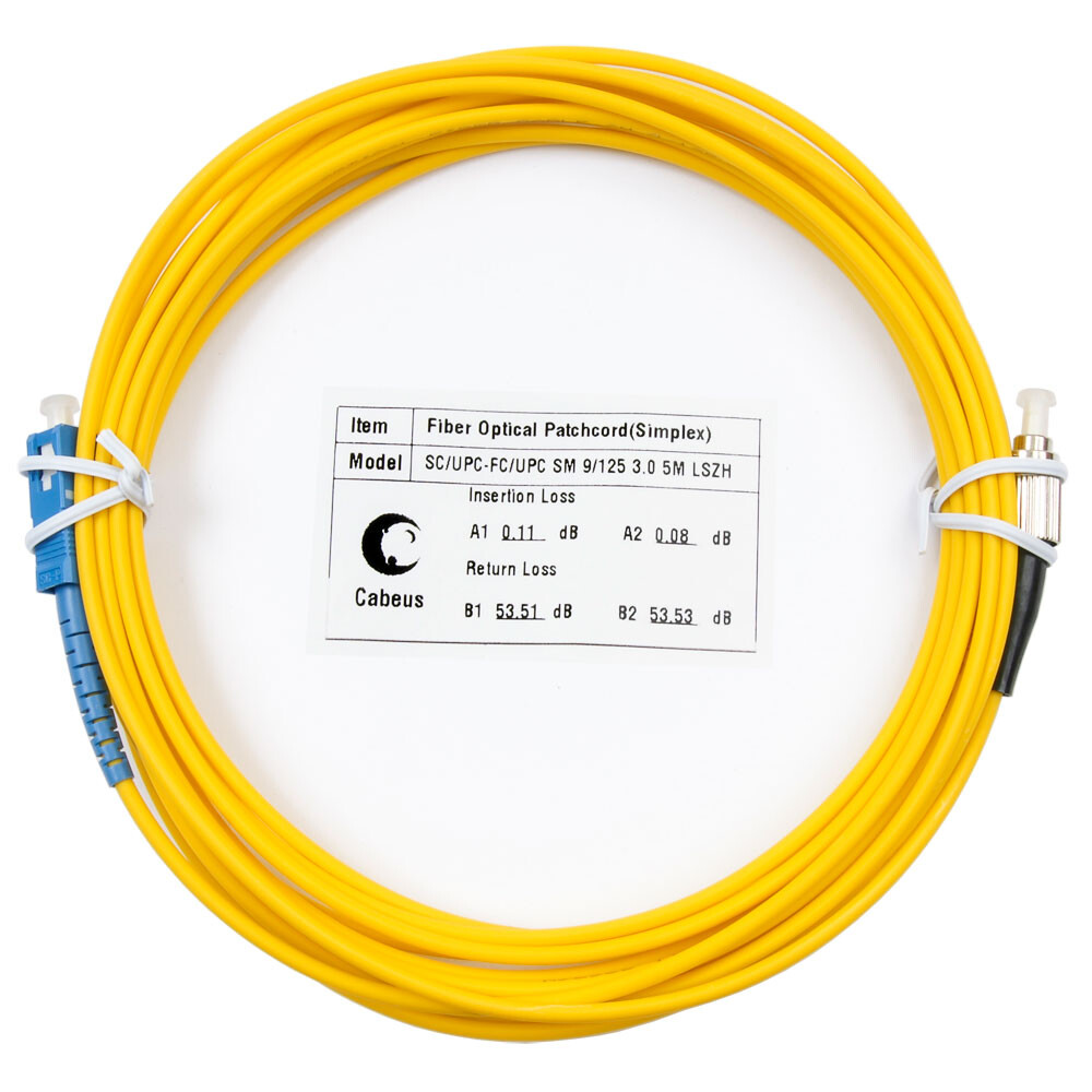 Патч-корд Cabeus FOP(s)-9-SC-FC-7m, 7м