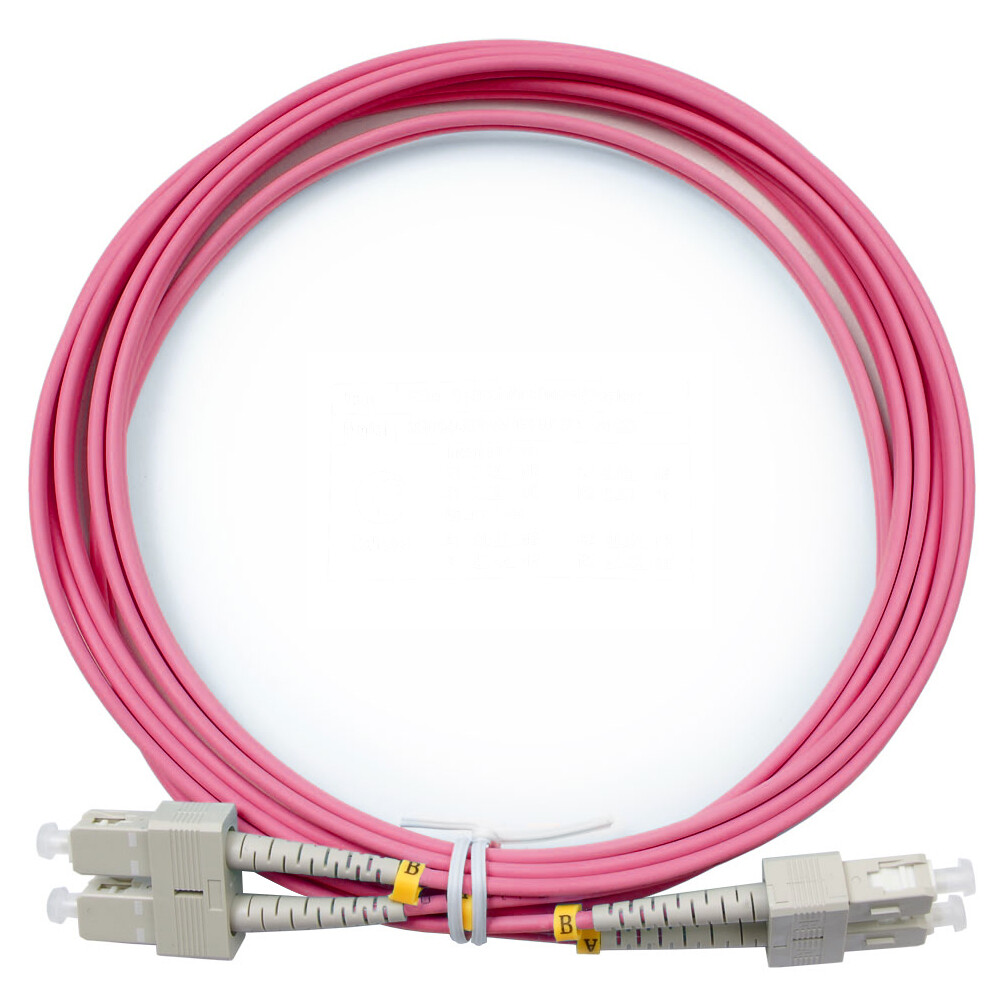 Патч-корд Cabeus FOP-50-OM4-SC-SC-3m, 3м