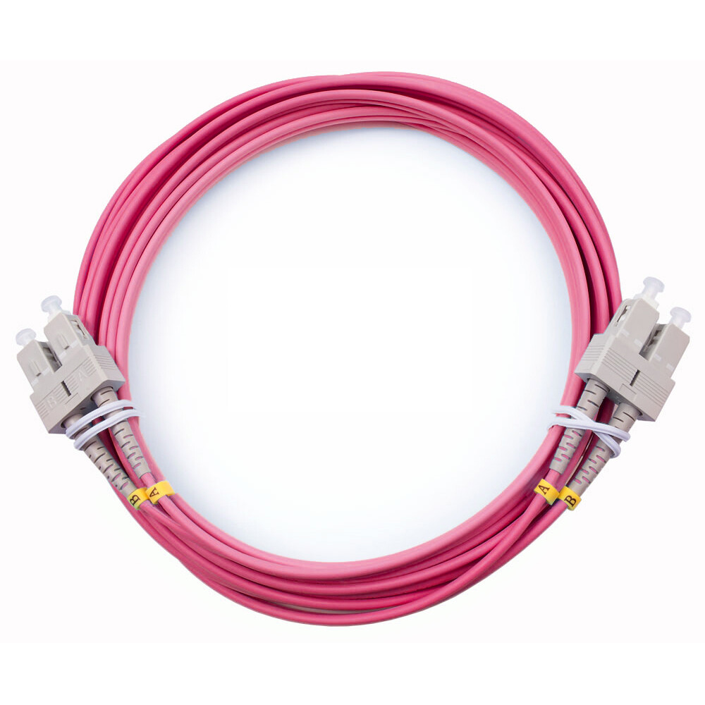 Патч-корд Cabeus FOP-50-OM4-SC-SC-5m, 5м