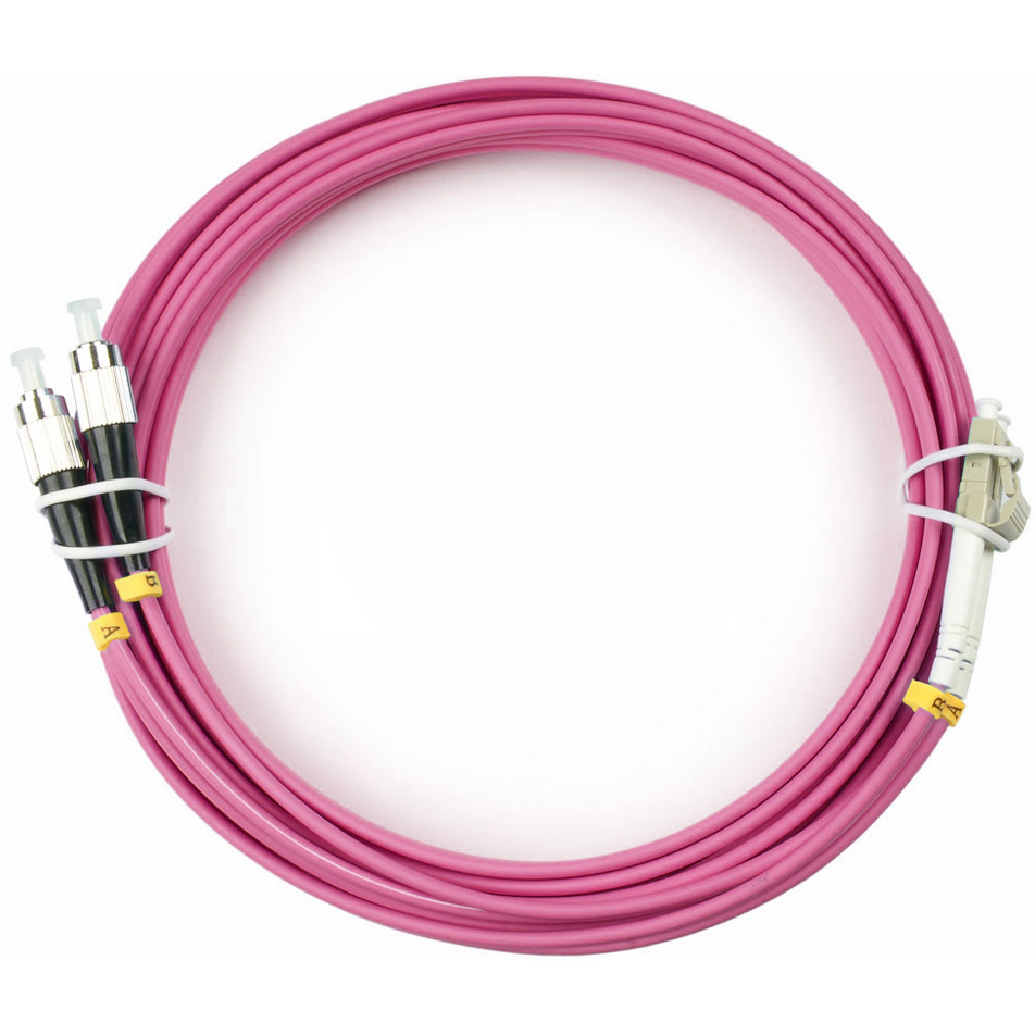 Патч-корд Cabeus FOP-50-OM4-LC-FC-5m, 5м