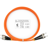 Патч-корд Cabeus FOP-62-FC-ST-1,5m, 1.5м