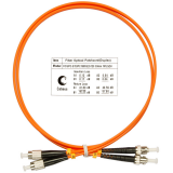 Патч-корд Cabeus FOP-62-FC-ST-1m, 1м