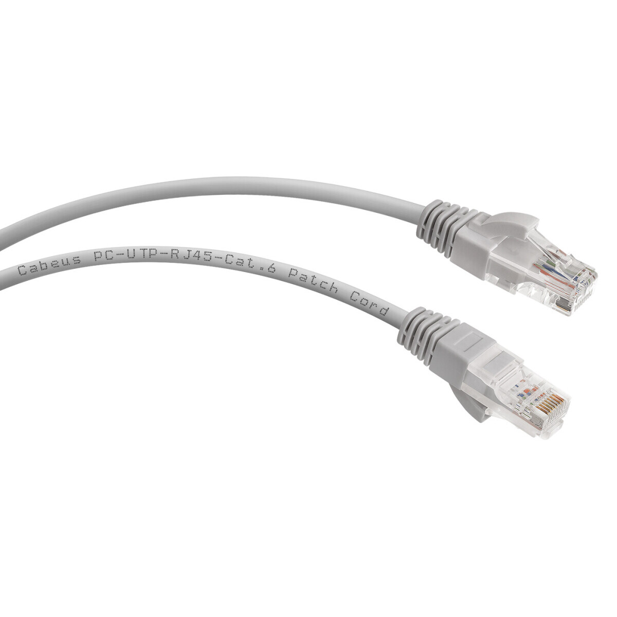 Патч-корд Cabeus PC-UTP-RJ45-Cat.6-1m, 1м