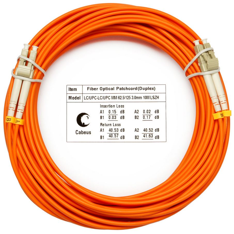 Патч-корд Cabeus FOP-62-LC-LC-20m, 20м