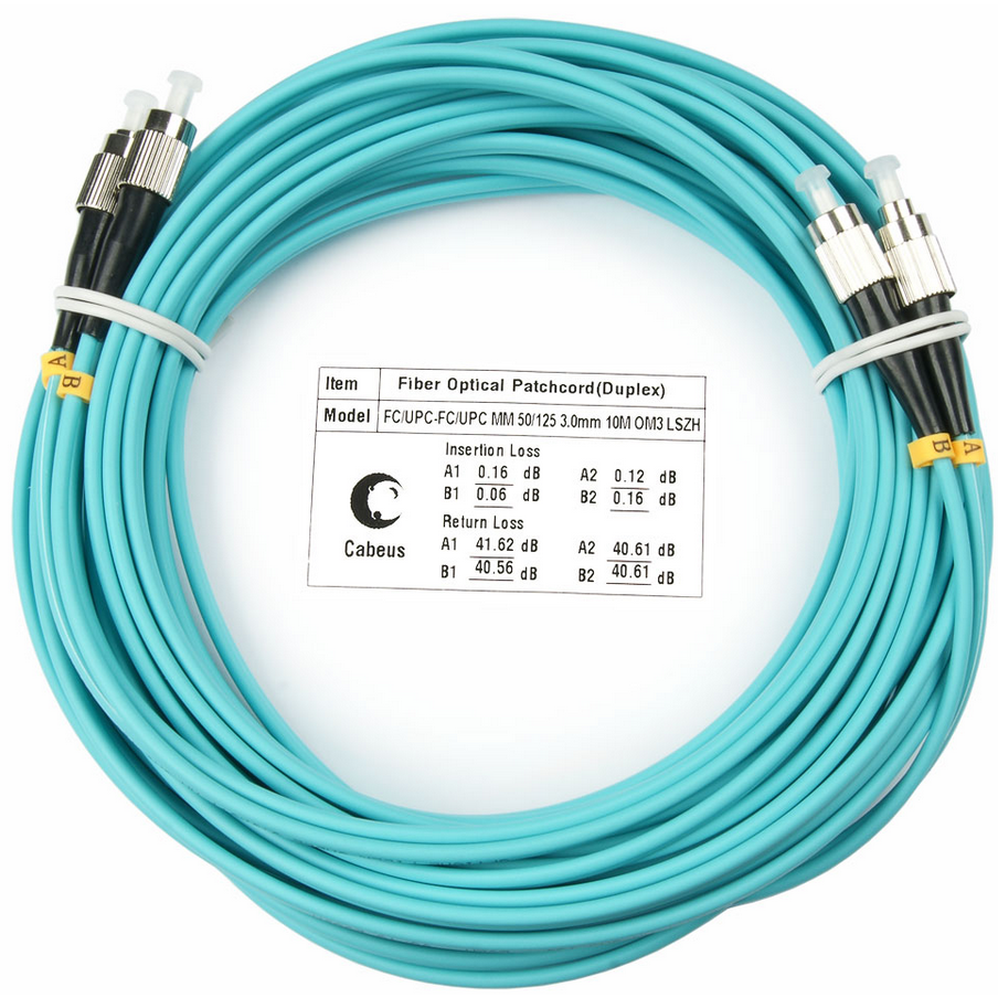 Патч-корд Cabeus FOP-50-FC-FC-25m, 25м