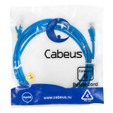 Патч-корд Cabeus PC-UTP-RJ45-Cat.6-3m-BL, 3м