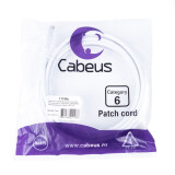 Патч-корд Cabeus PC-UTP-RJ45-Cat.6-5m-WH-LSZH, 5м