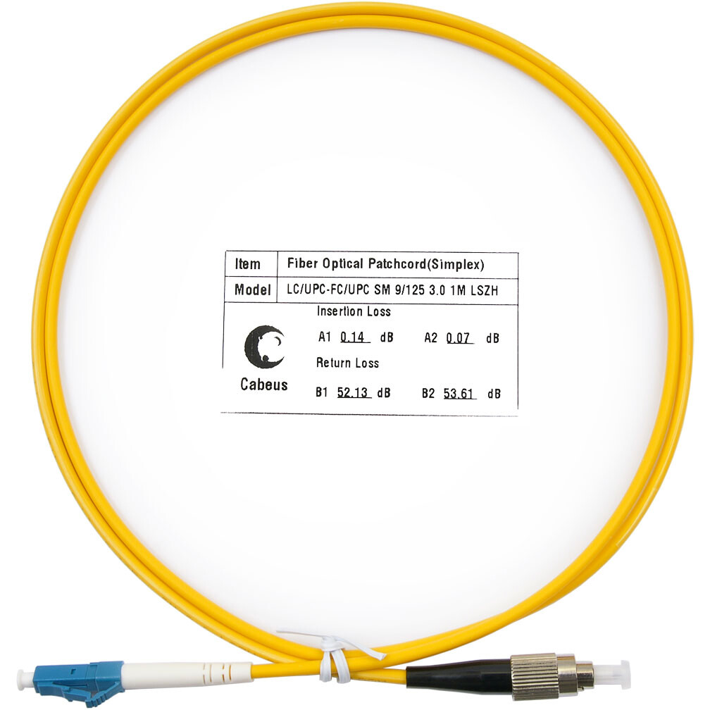 Патч-корд Cabeus FOP(s)-9-LC-FC-1m, 1м