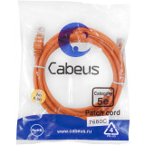 Патч-корд Cabeus PC-UTP-RJ45-Cat.5e-2m-OR-LSZH, 2м