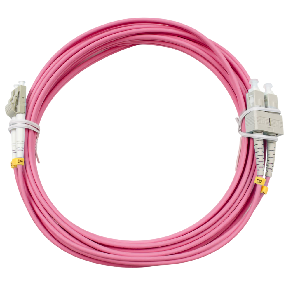 Патч-корд Cabeus FOP-50-OM4-LC-SC-7m, 7м