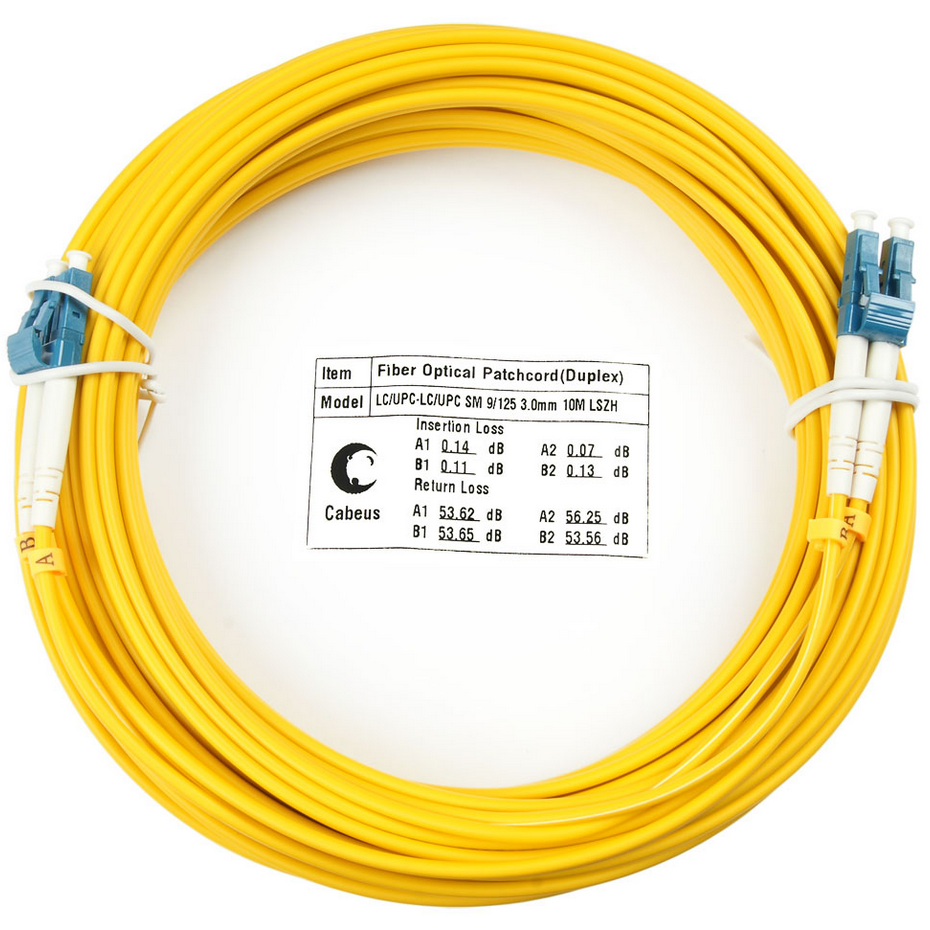 Патч-корд Cabeus FOP(d)-9-LC-LC-15m, 15м