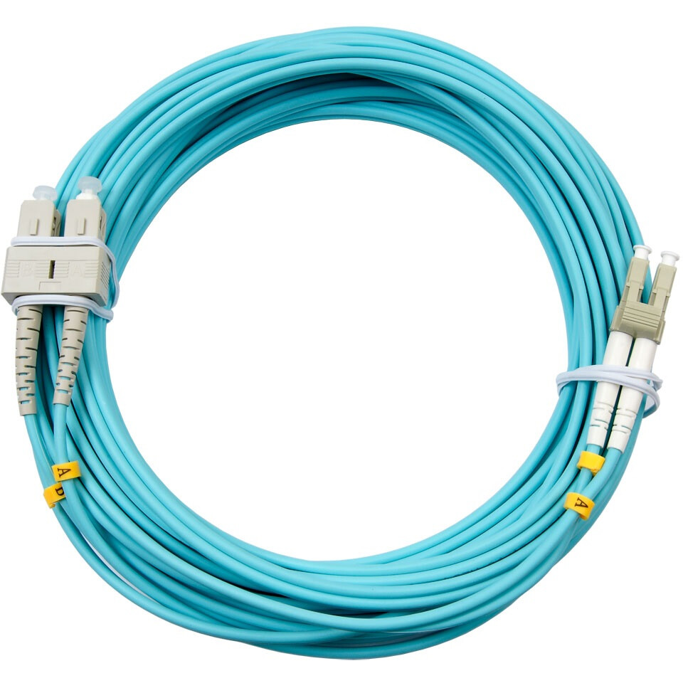 Патч-корд Cabeus FOP-50-LC-SC-15m, 15м