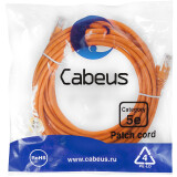 Патч-корд Cabeus PC-UTP-RJ45-Cat.5e-5m-OR-LSZH, 5м