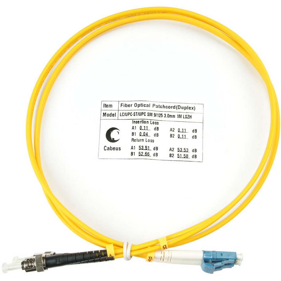 Патч-корд Cabeus FOP(d)-9-LC-ST-1m, 1м