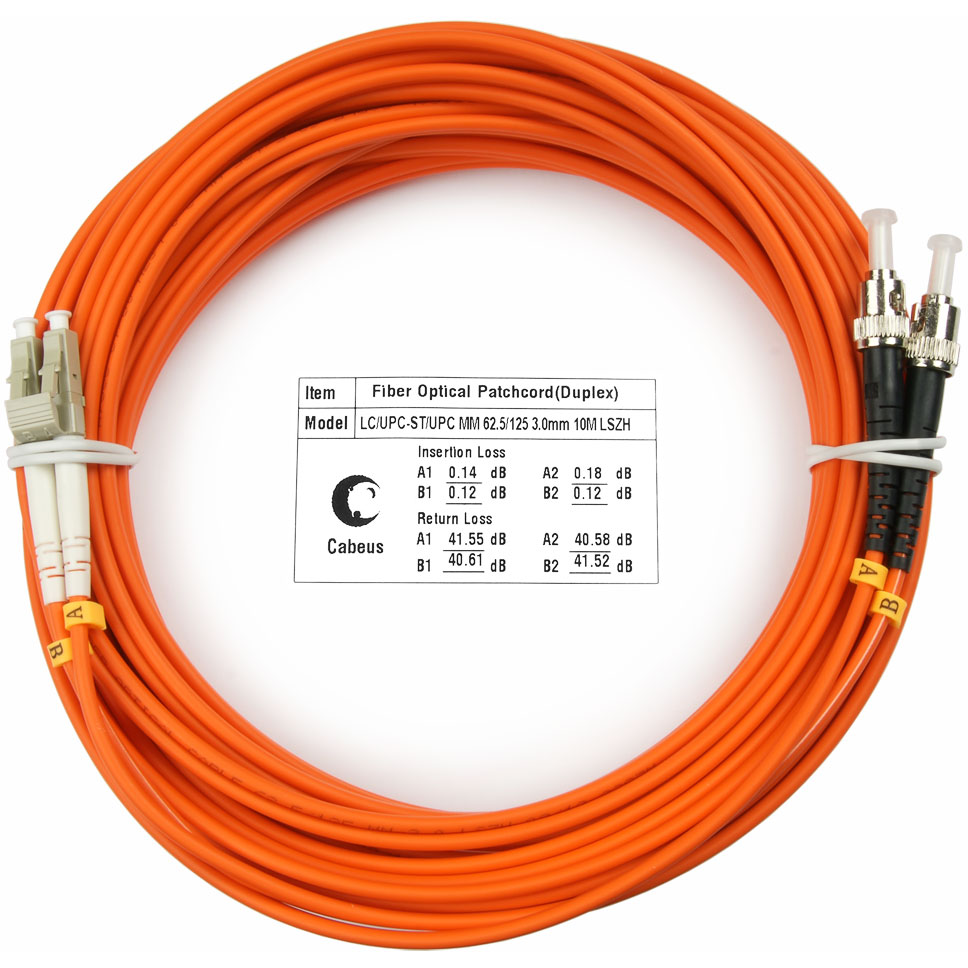 Патч-корд Cabeus FOP-62-LC-ST-20m, 20м