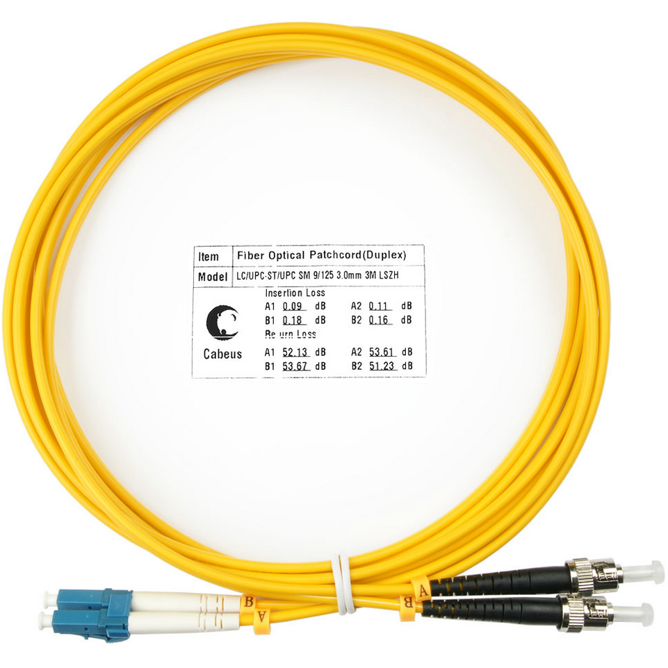Патч-корд Cabeus FOP(d)-9-LC-ST-3m, 3м