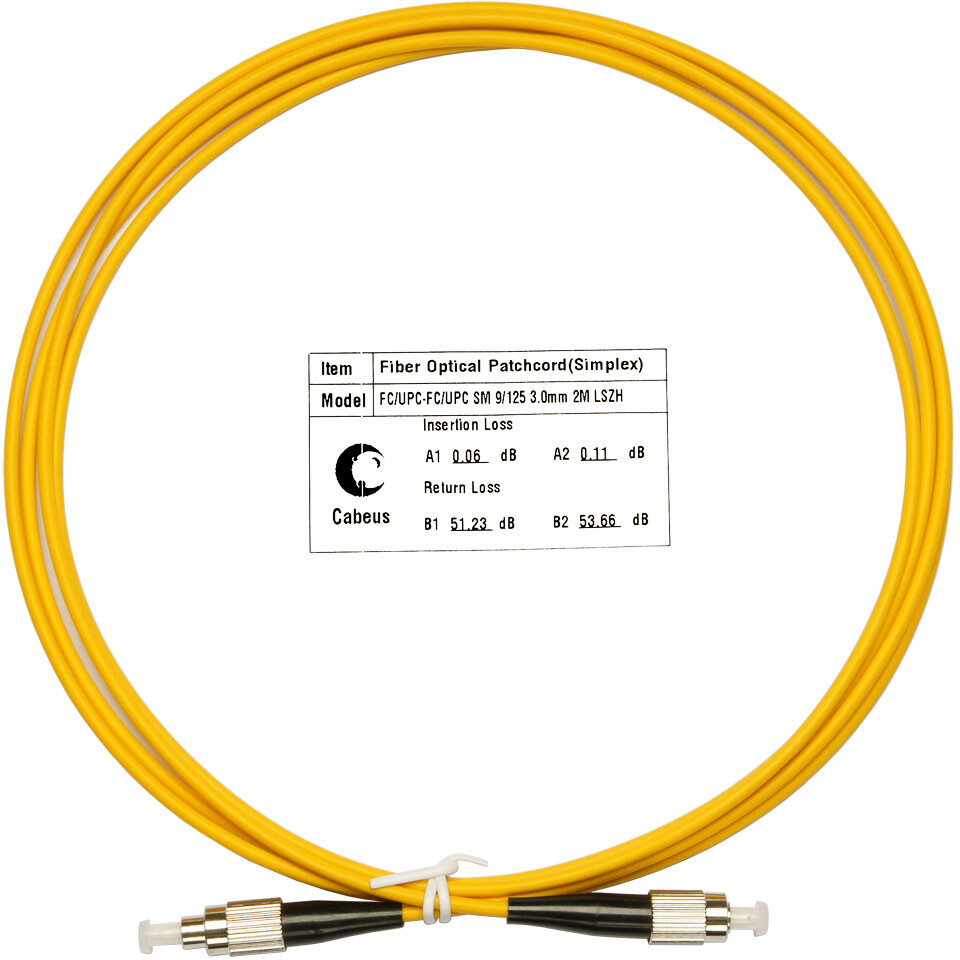 Патч-корд Cabeus FOP(s)-9-FC-FC-2m, 2м