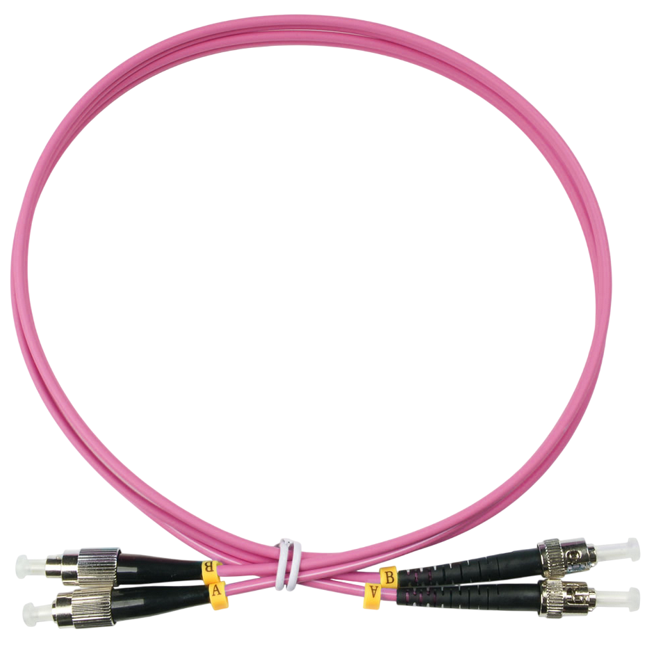 Патч-корд Cabeus FOP-50-OM4-FC-ST-1m, 1м