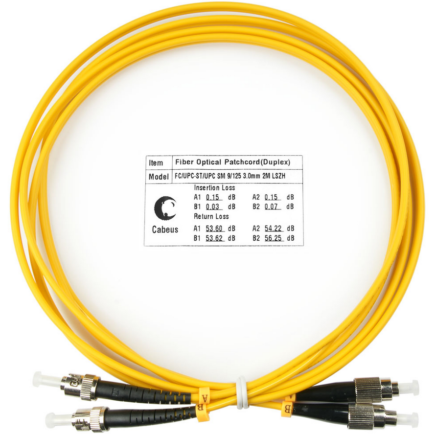 Патч-корд Cabeus FOP(d)-9-FC-ST-2m, 2м