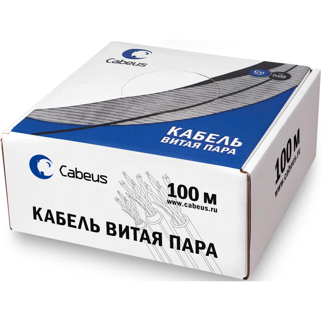 Бухта Cabeus FTP-4P-Cat.5e-SOLID-LSLTx-GN-100, 100м