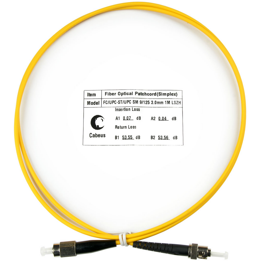 Патч-корд Cabeus FOP(s)-9-FC-ST-1m, 1м