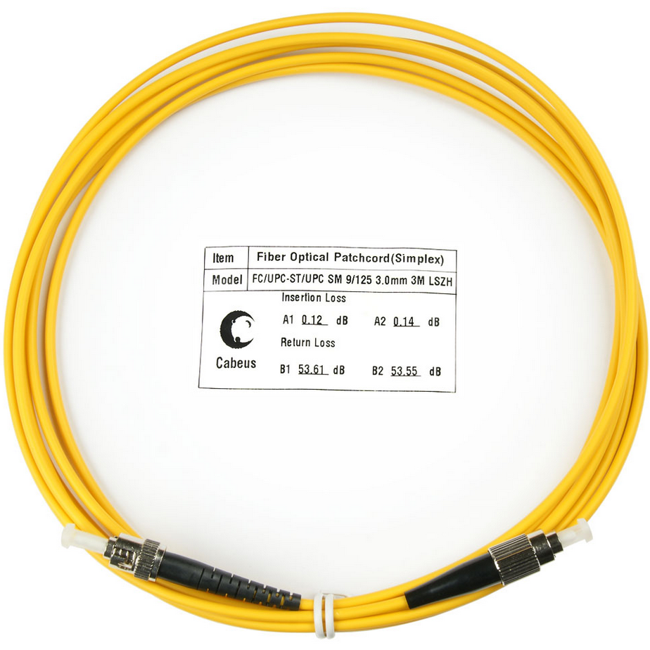 Патч-корд Cabeus FOP(s)-9-FC-ST-3m, 3м