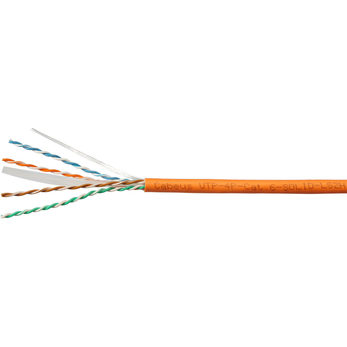 Бухта Cabeus UTP-4P-Cat.6-SOLID-LSZH-100, 100м