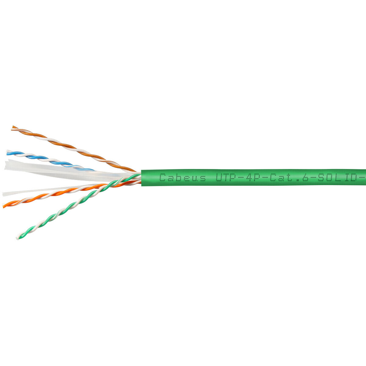 Бухта Cabeus UTP-4P-Cat.6-SOLID-LSLTx-GN, 305м
