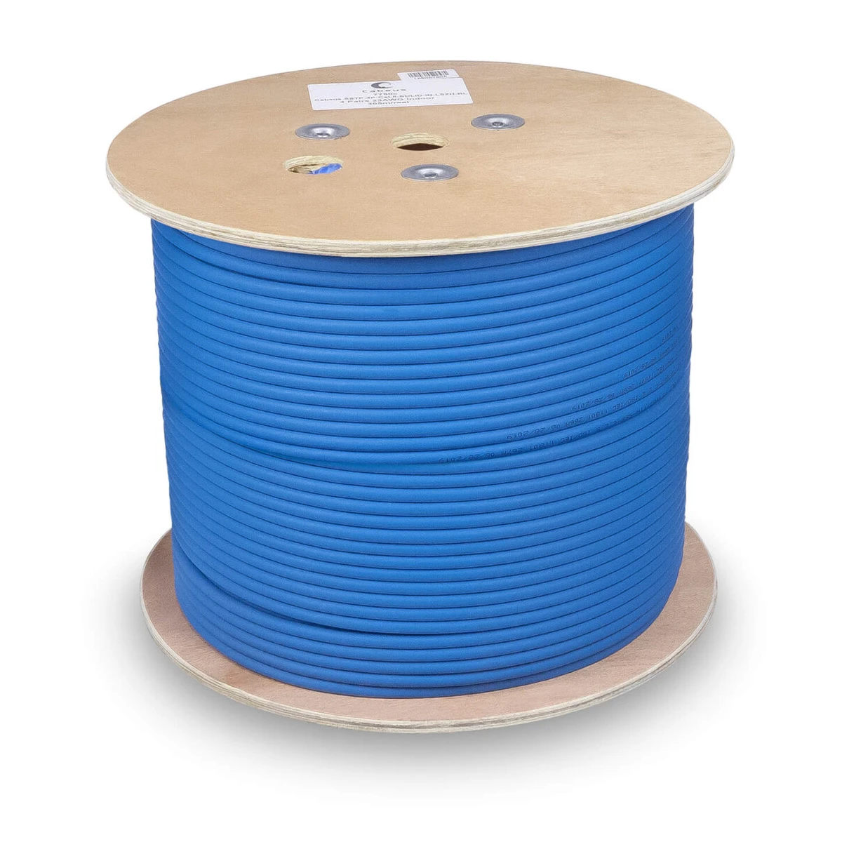 Бухта Cabeus SSTP-4P-Cat.8-SOLID-IN-LSZH-BL, 305м - фото 2