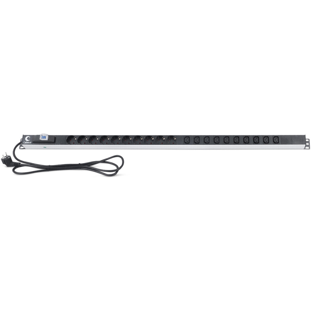 Блок розеток Cabeus PDU-16-10S-10C13-B