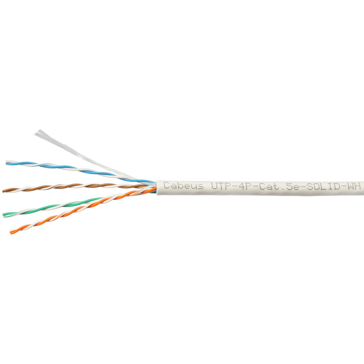 Бухта Cabeus UTP-4P-Cat.5e-SOLID-WH, 305м