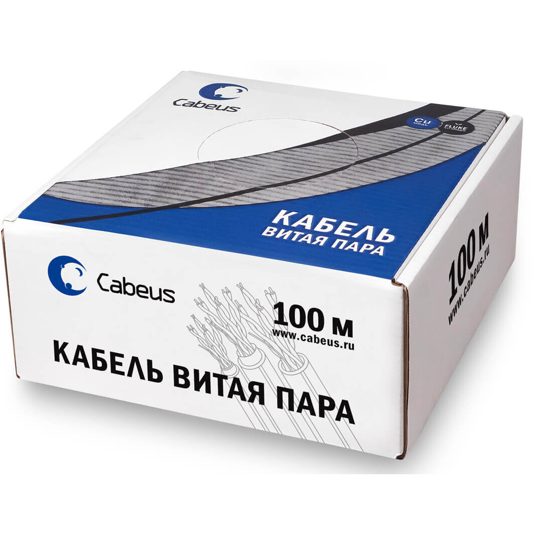 Бухта Cabeus UTP-1P-Cat.5e-SOLID-100, 100м - фото 2