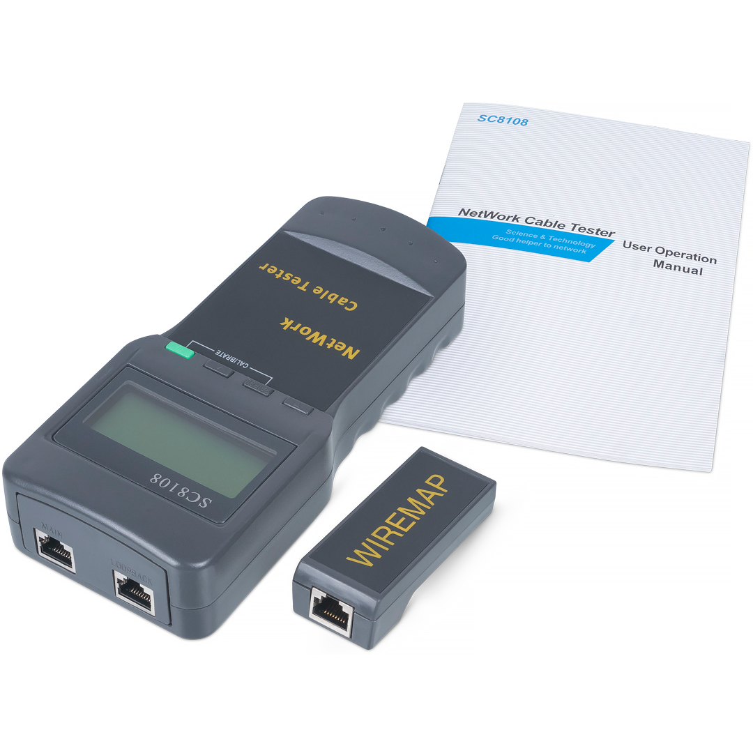 Кабельный тестер Cabeus CT-LCD-RJ45 - фото 2